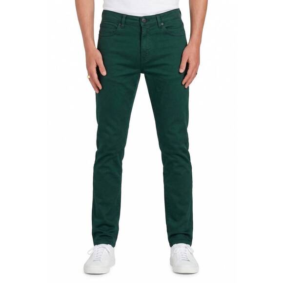 NEW MONFRERE brando parisian luxe slim jeans in verdant